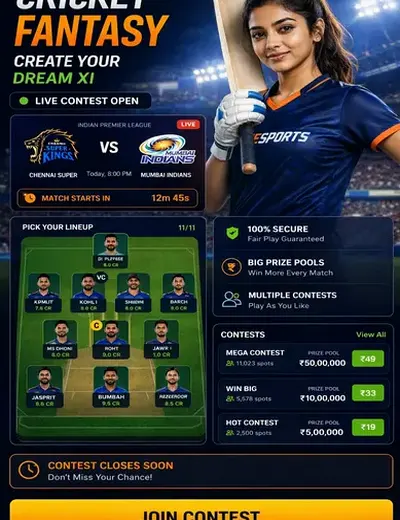 6gbet (6 gbet login) fantasy cricket & matchday visual 3